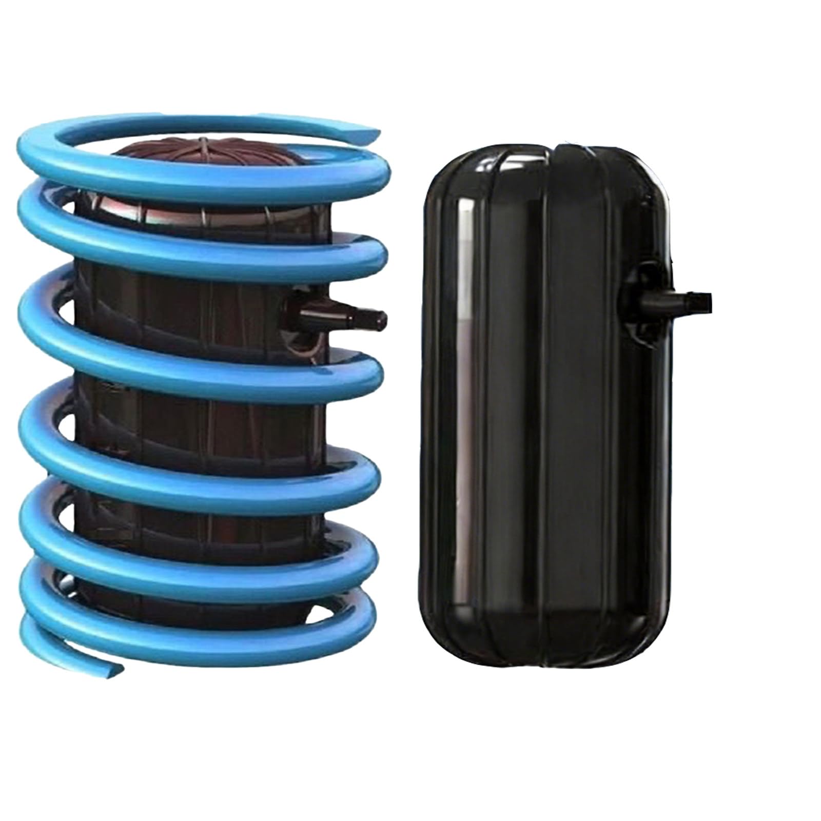Lpoxuru Side 1Pair Car Rear Suspension Spring Airbag, Black Rubber Air Spring Shock Absorber For Sedan, Suv, Off-Road Vehicles, Noise Reduction (85 * 200Mm Nozzle) Cars