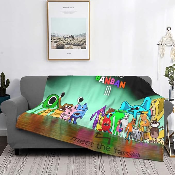 NILUTO Garten of Ban Ban Blanket, Super Soft, and Warm