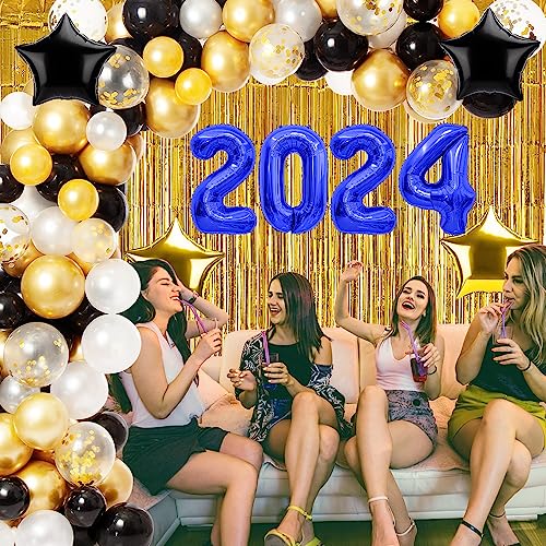 2024 Foil Number Balloons, 40 inch 2024 Balloons Numbers, Large 2024