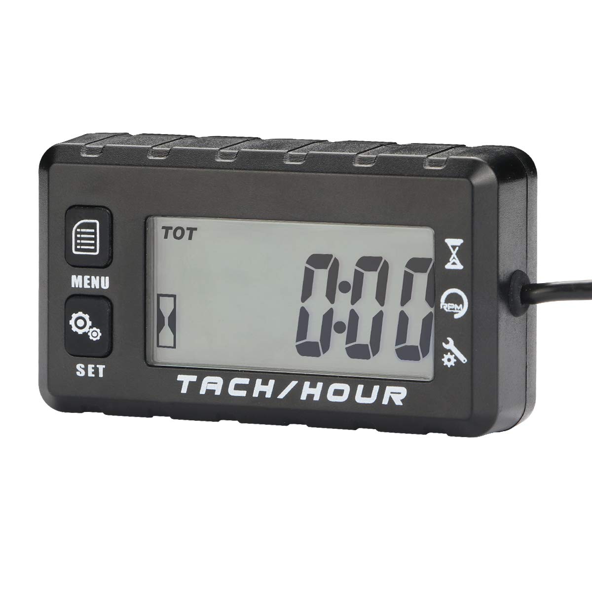 A AIMILAR Digital Tach Hour Meter Tachometer Gas Engine Maintenance