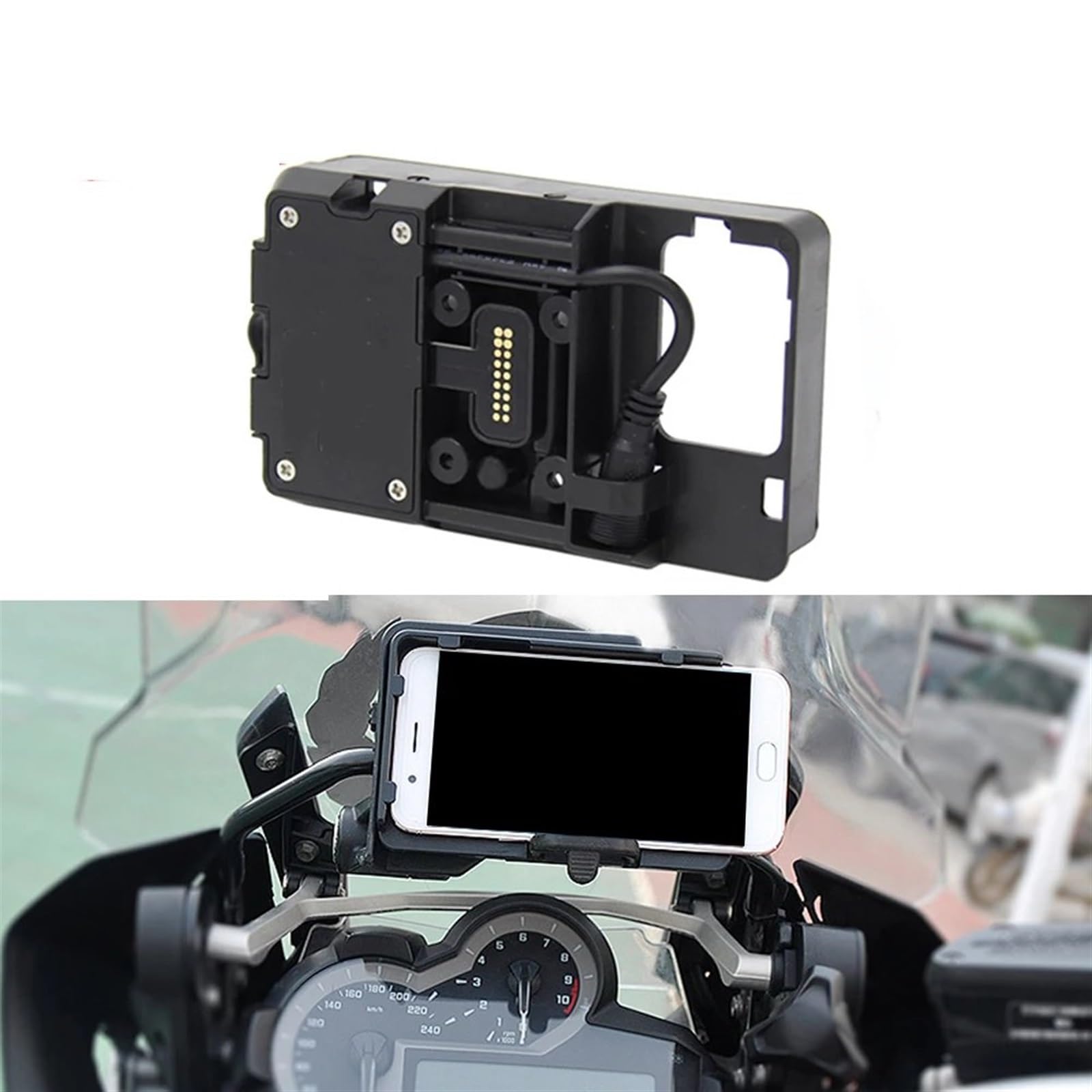 Soporte para Teléfono Y GPS para Motocicleta para África, para Twin, para CRF1000L 2016 Motocicleta Parabrisas GPS Soporte Barra