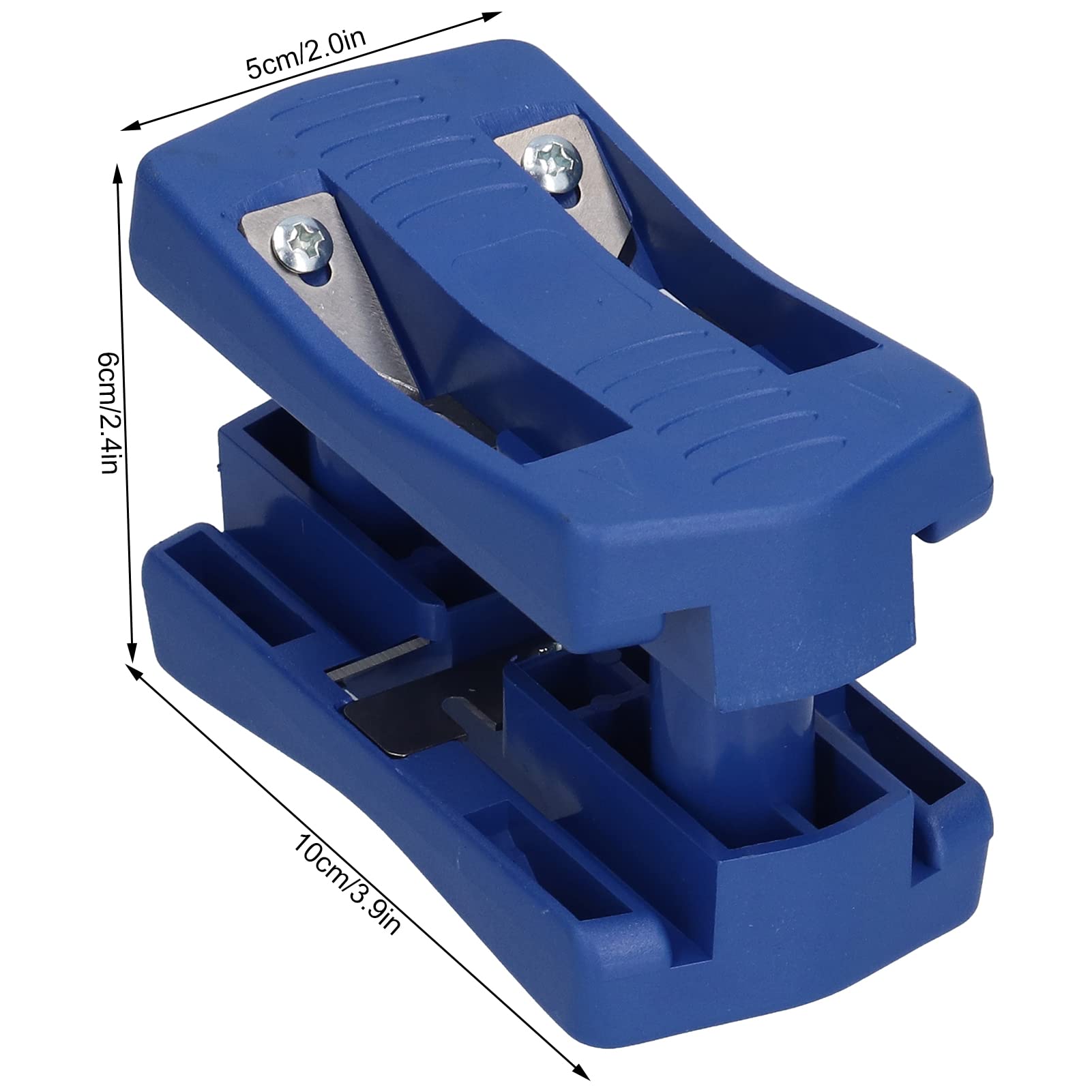 Wood Edge Band Cutter, Edge Banding Tool, White Steel ABS Manual Wood Edge Banding Trimmer for 0.3?0.6mm, Edge Treatment and Grooving Router Bits