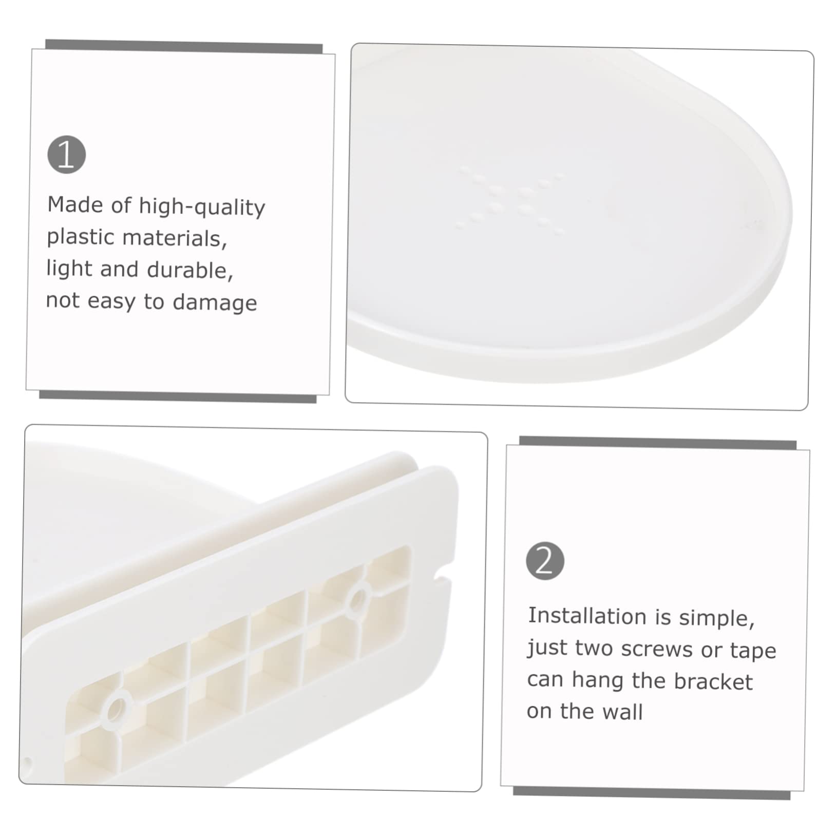 Zerodeko 2 Pz supporto wifi supporto da tavolo cassa per diffusori a parete stativi per casse stand per diffusori casse per diffusori a parete staffe per altoparlanti intelligenti