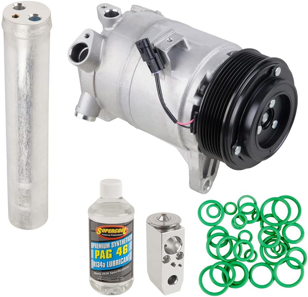 OEM AC Compressor w/A/C Repair Kit For Nissan Murano 2008 2009 2010 2011 2012 2013 2014 - BuyAutoParts 60-81470RN NEW