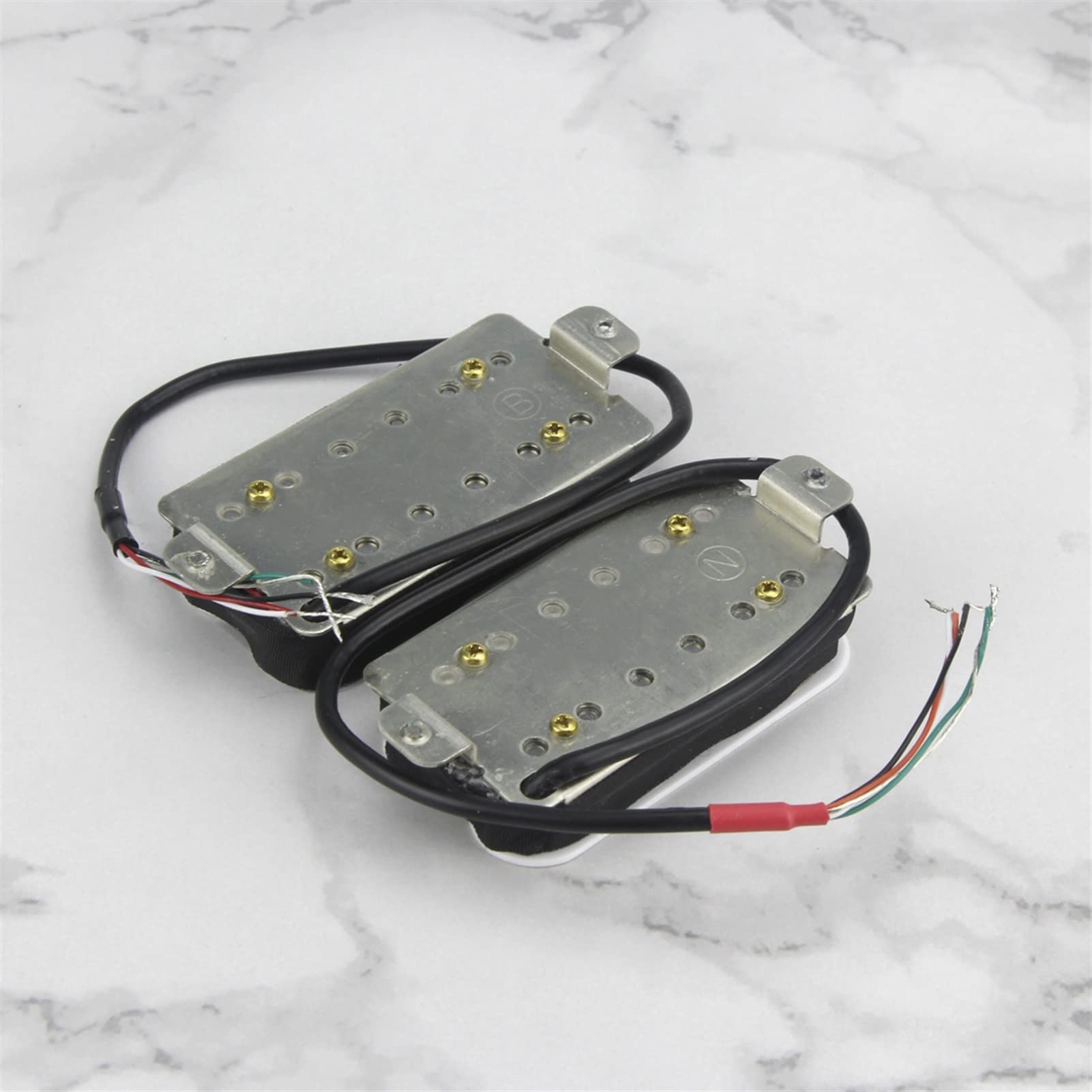 pastilla de guitarra eléctrica Pastillas de guitarra de Alnico 5 Pickups Blanco, adecuado para accesorios de guitarra eléctrica guitarra eléctrica pastillas(Neck and Bridge)
