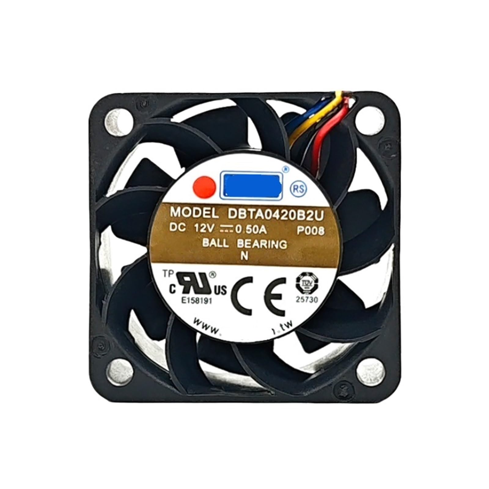 UITGVDQAT DBTA0420B2U Cooling Fan 12VDC 0.50A 40×40×20mm(2-wire)