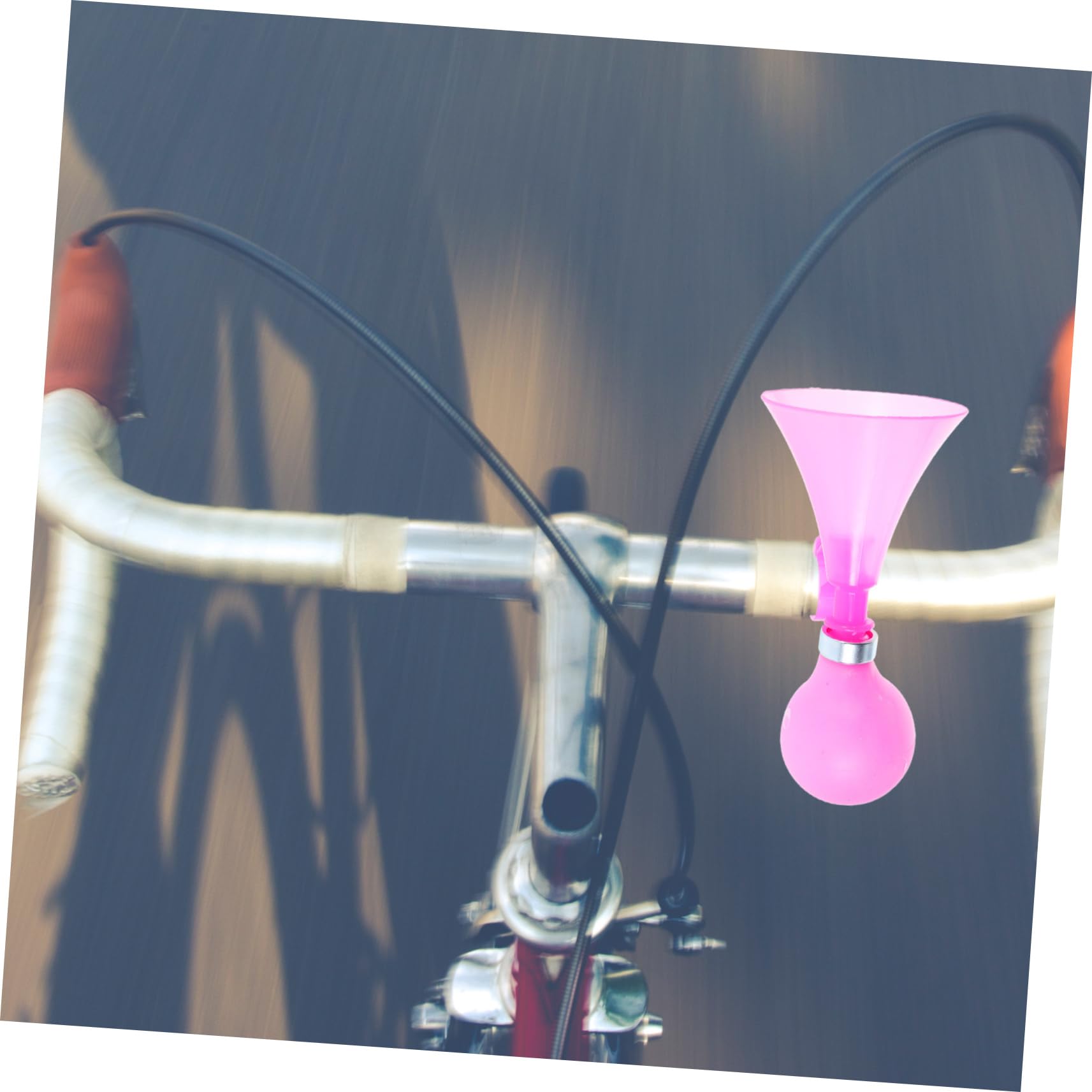 Klaxon Vélo Métal Style Vintage – Son Puissant Et Élégant Pour VTT, Vélo De Plage Ou Harley (Rose)