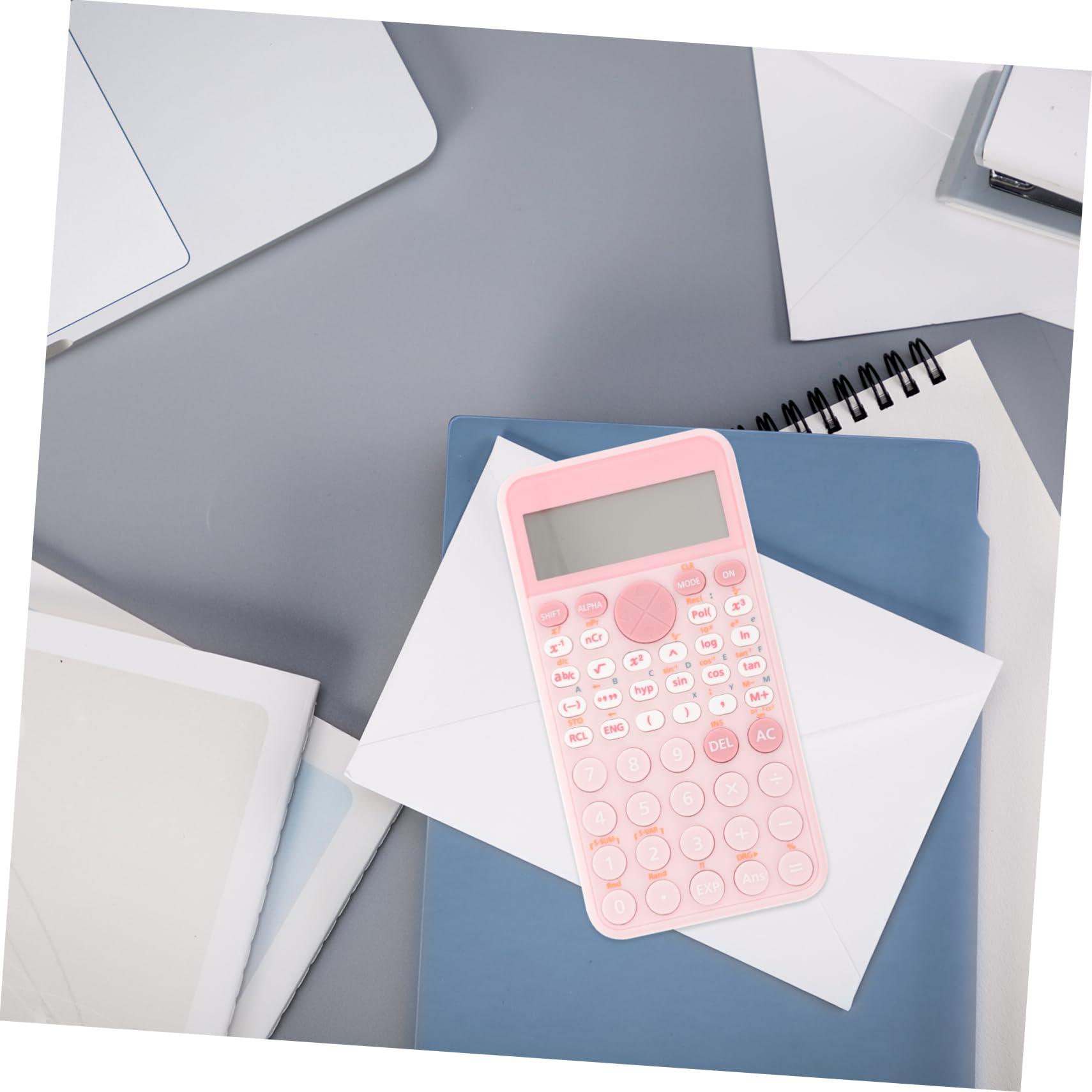 3 Pièces Fonction Calculatrice calculatrices scientifiques Scientifique Piles calculateur de Fonctions Comptable de Bureau Rose SEWACC