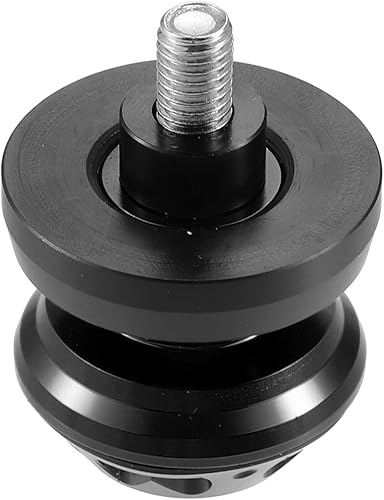 Miniatura 5 de X AUTOHAUX 2 carretes deslizantes de aleación de aluminio negro M8x1.25 de 0.315in M8x1.25