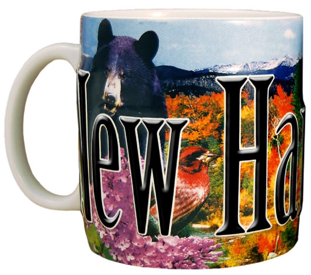 Americaware New Hampshire 18oz. Color Relief Coffee Mug