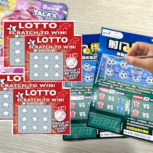 Image of 5Pcs Lottery Ticket Scratcher Tool, Stainless Steel Lottery Scratcher Tool, Scratch Off Tool, Ergonomic Ticket Scraper, Suitable for Lottery Enthusiasts Lottery Scraper Tool