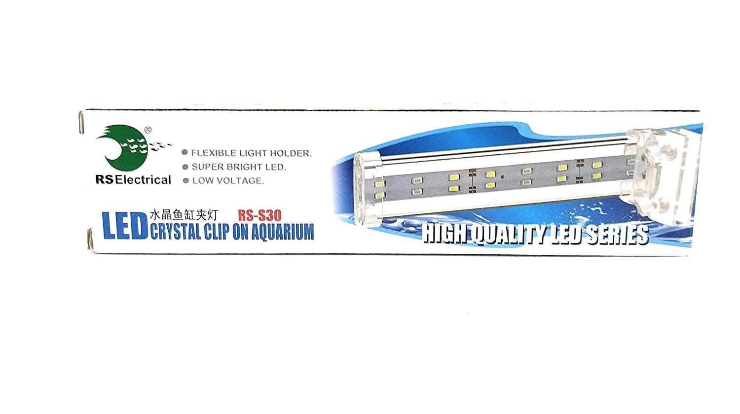 AQUALYF PETS RS Electrical LED Crystal Clip Aquarium Light, RS-S30 LED Series (B08M68RVWK) Amazon Price History, Amazon Price Tracker