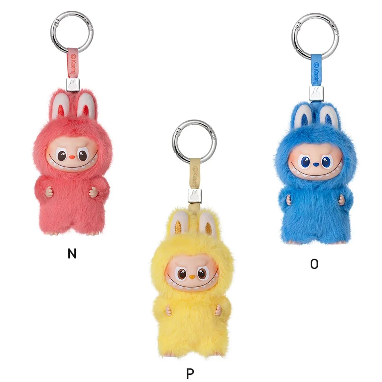POP MART The Monster Pin For Love Series - Colgante de peluche (N-Z) Popmart Mini Labubu Rabubu 4.0 Love Mini Love Llavero en línea, juguete de peluche para regalo