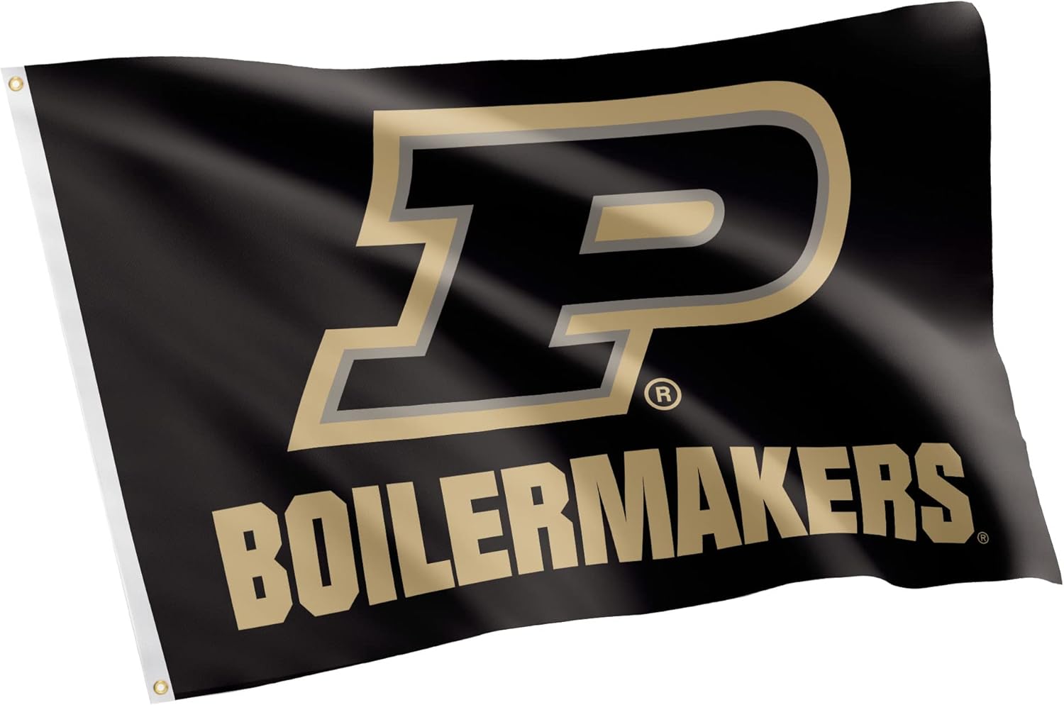 Desert Cactus Purdue University PU Flag - 3 x 5 Feet Boilermakers Banner, Indoor/Outdoor Durable Fabric, 100% Polyester Design (Style A)