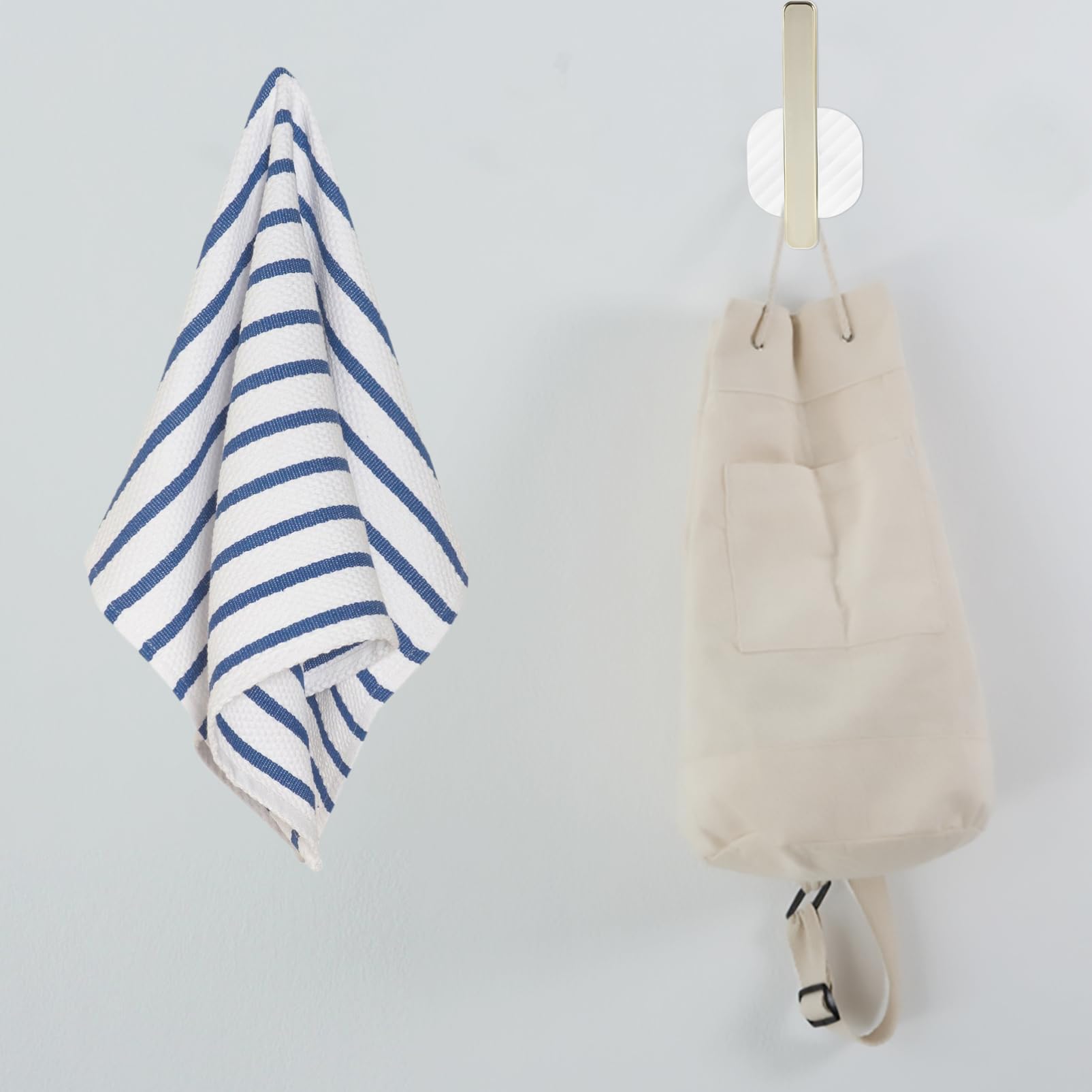 Didiseaon 5 Ensembles Crochets Accessoire Piscine Nettoyeur De Plein Air Bars Porte-rideaux Étagère Porte-cannes Distributeur De Papier Hygiénique Garage Stylo Plastique Blanche 2 Pièces * 5