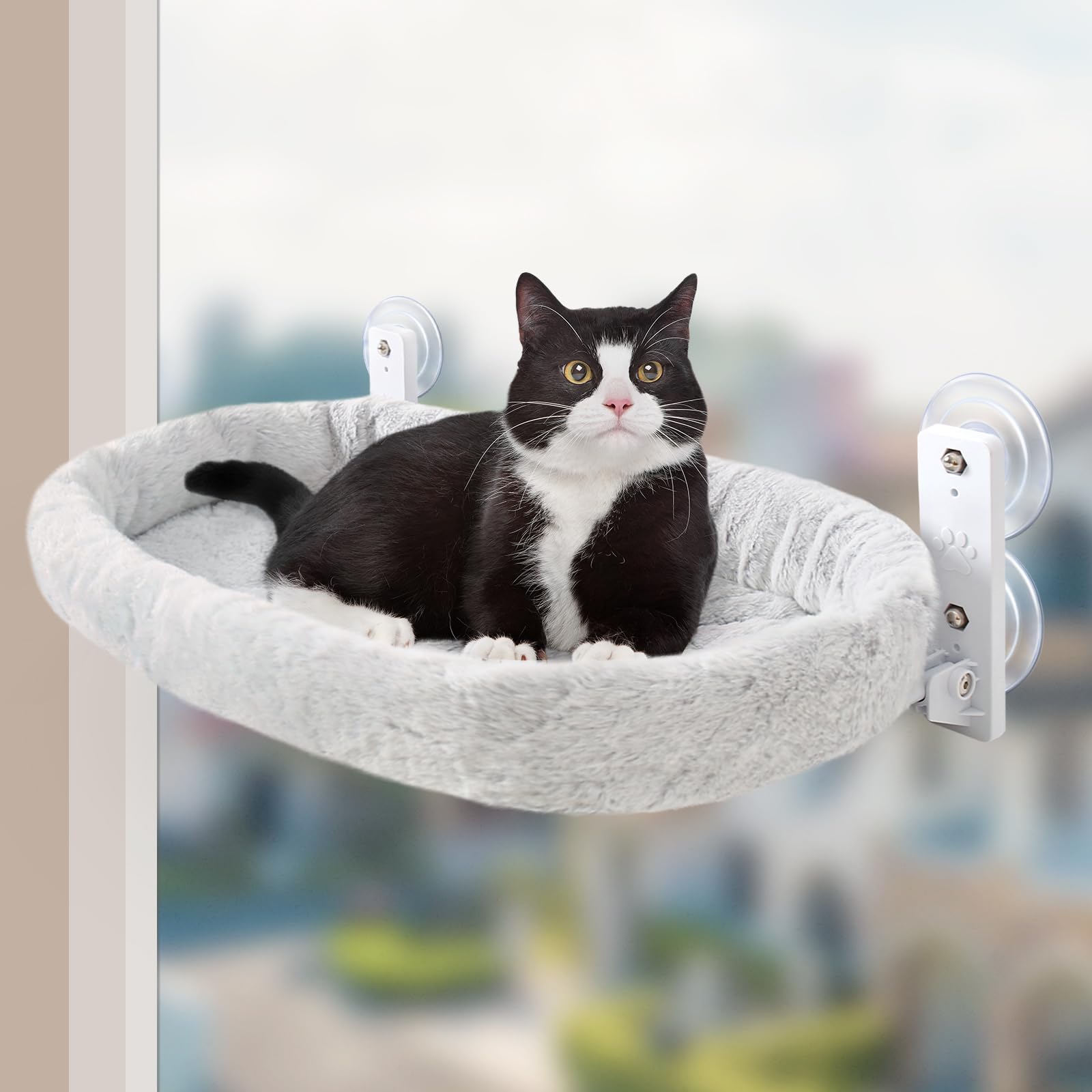Amazon.co.jp: GUUSII 折畳み式 ねこハンモック ねこベッド クッション 