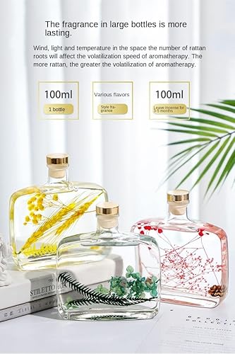 Miniatura 8 de Aromaterapia sin fuego Vida Eterna Flor Aceite Esencial Hogar Incienso Habitación Perfume Vida Eterna Flor Aromaterapia Decoración (campanilla de