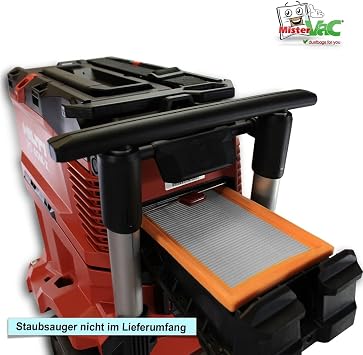 MisterVac | Compatible with lamellar Filter Replacement Filter Hilti VC 40 M-X