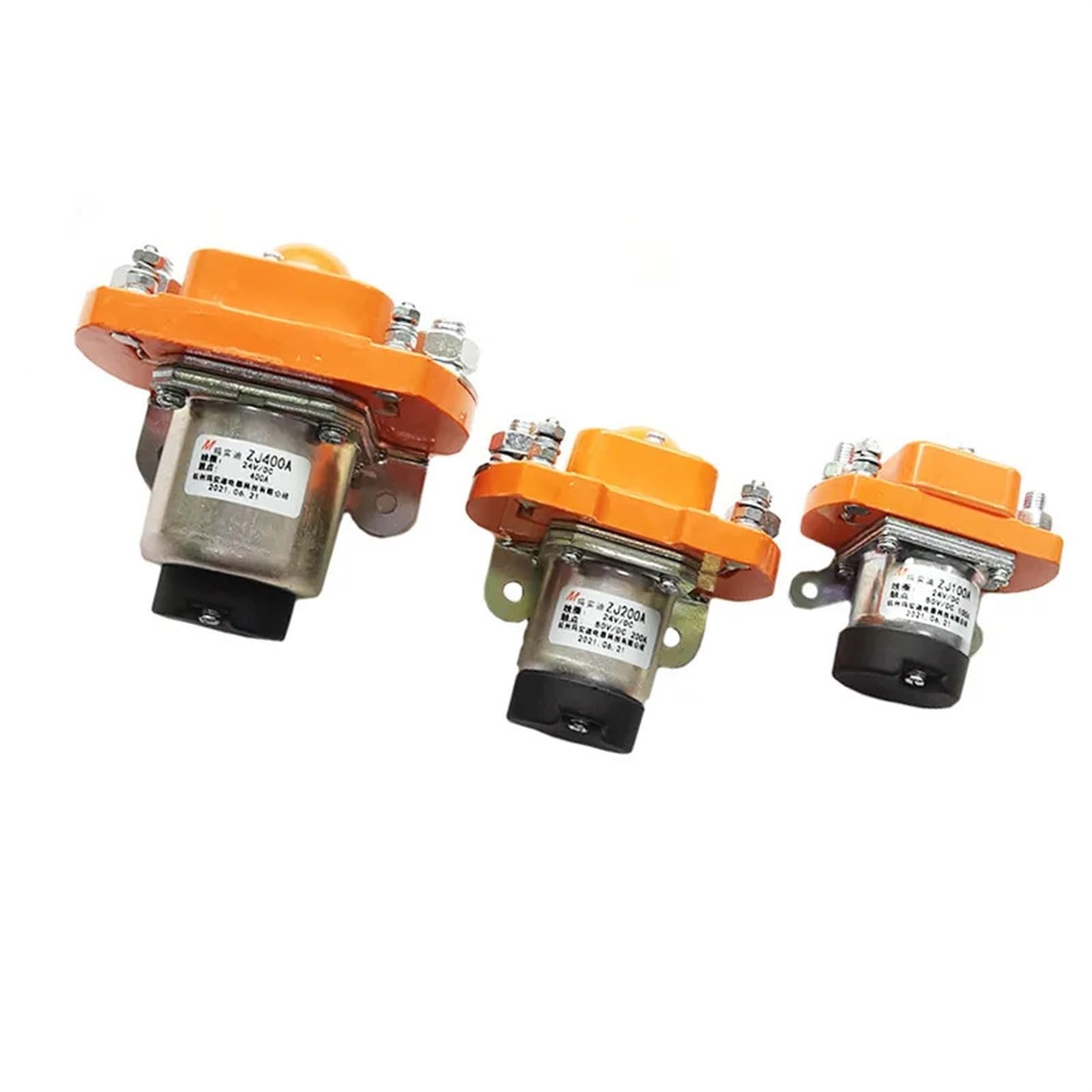 Accessoires de Machines Relais de contacteur CC en cuivre Pur 24V 100A 200A 400A