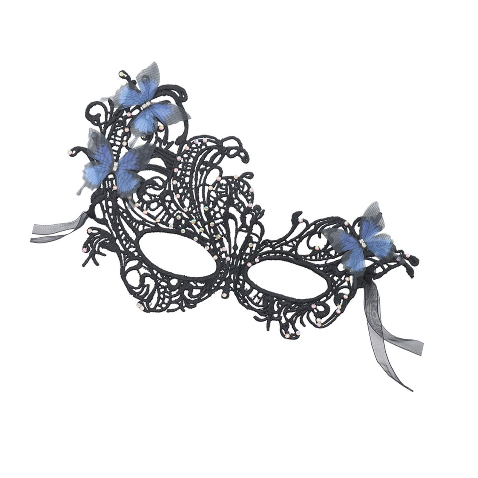 Tsophreniq Butterfly Shape Carnivals for Cosplays Event and Festival and Masquerades Lace Party
