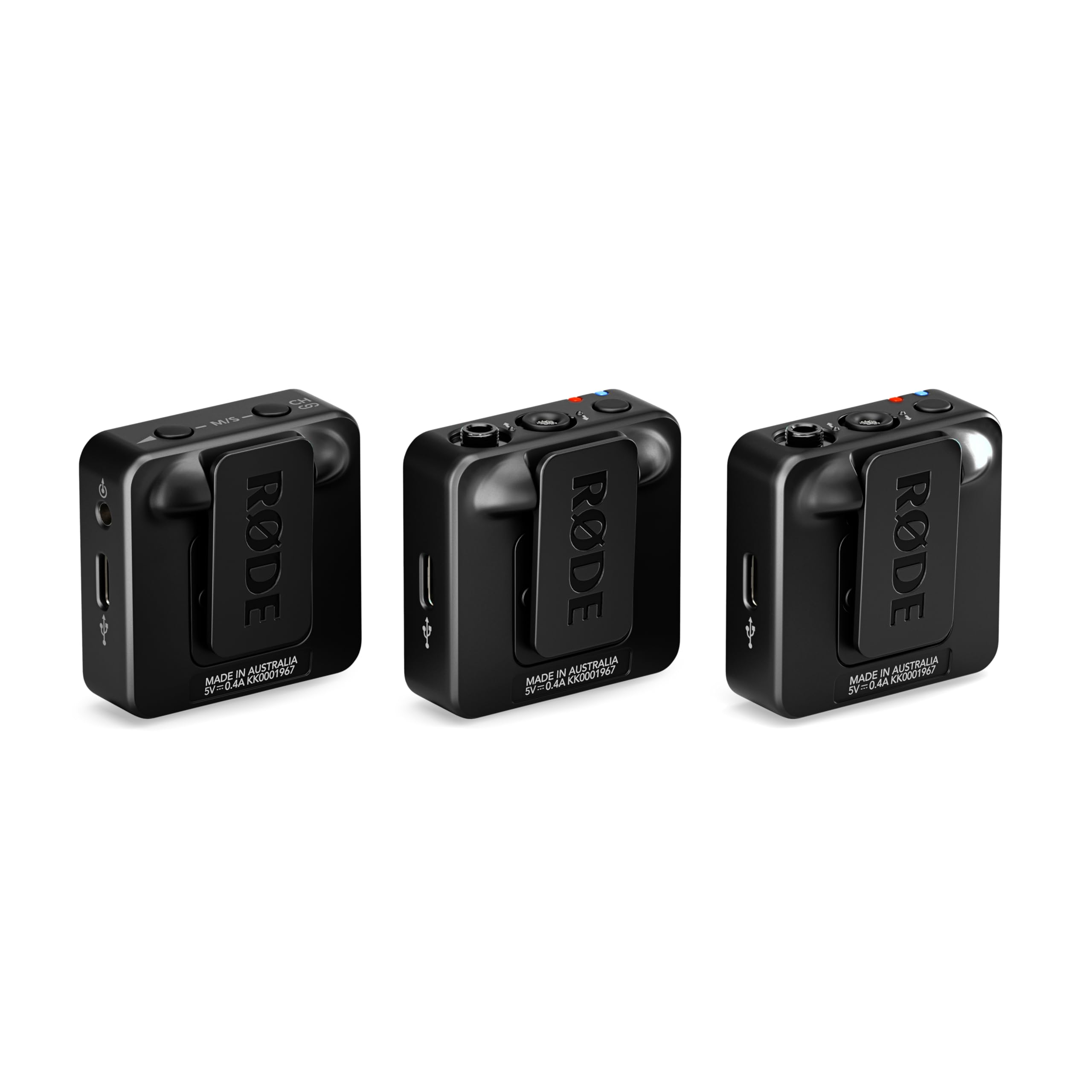 Rode Wireless GO Generation 3 bezprzewodowy 2-kanałowy system mikrofonowy z adapterem ręcznym Interview GO i futrzaną ochroną przed wiatrem