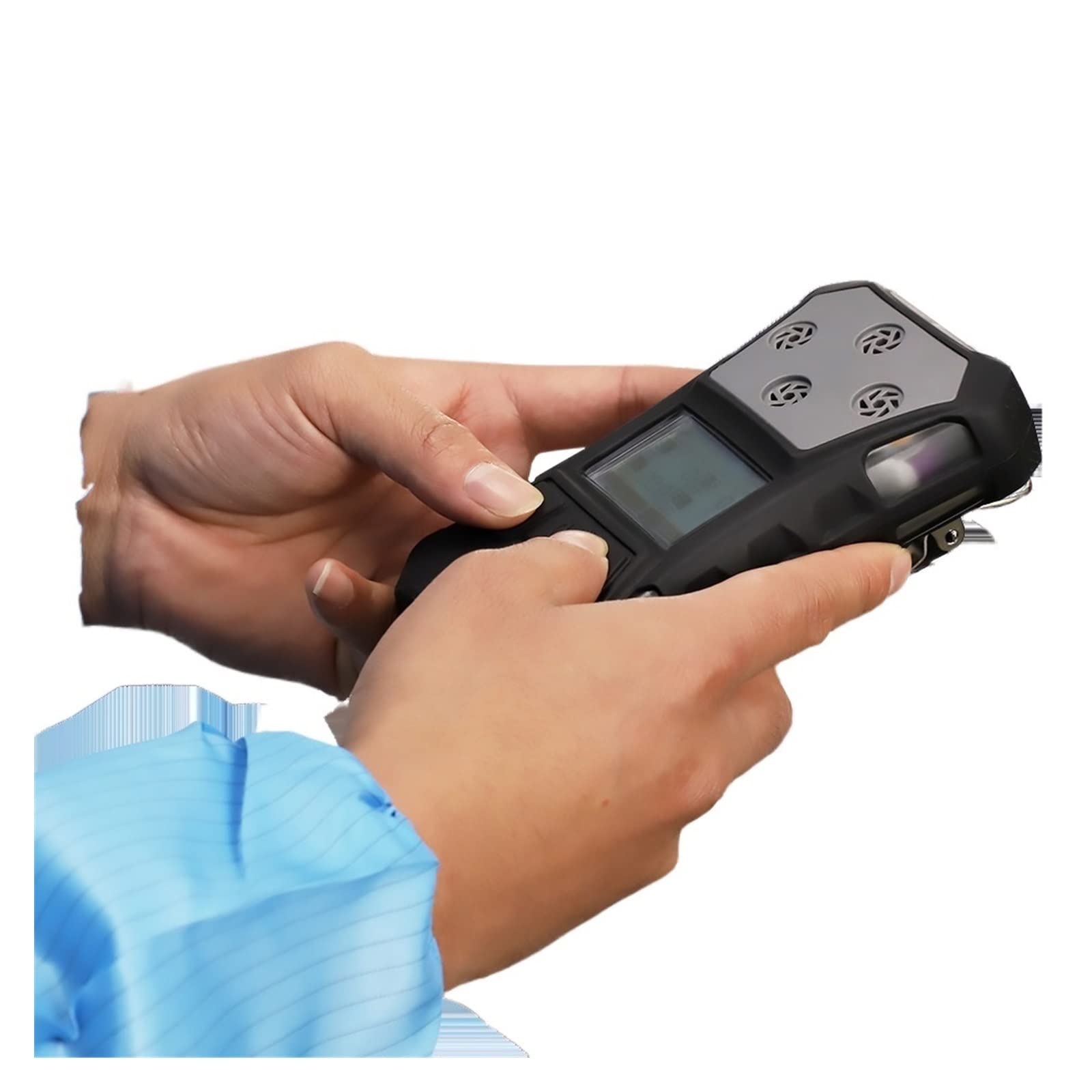 AmAzwi Detectores de Gas precisos 4 en 1 Detector de Gas Sensor monóxido de Carbono sulfuro de hidrógeno oxígeno metano Combustible Medidor de Calidad del Aire, Sensor para el hogar/Coche