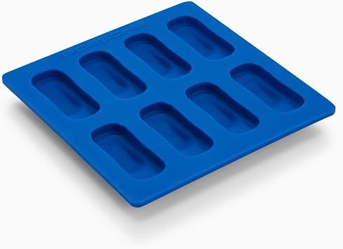 Porsche 911 Silicone Ice Cube Tray, Blue, Heat Resistant -40C to 230C, Food Safe Mold for Ice, Chocolate, Pralines
