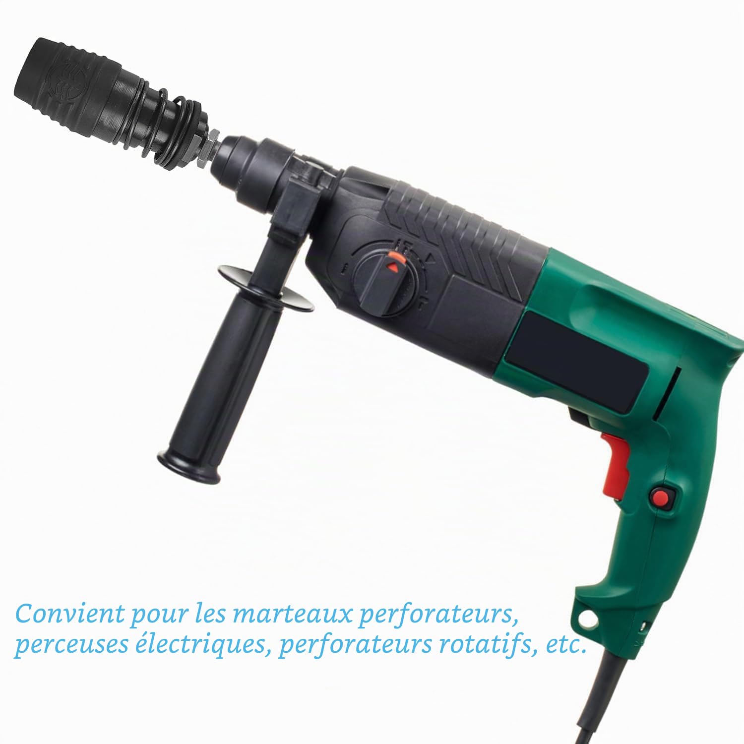 Mandrin SDS Max SDS Plus, Adaptateur SDS Plus SDS Max, Perforateur SDS Max, Outil Rapide de Conversion de Mandrin pour Tous les Forets SDS - Performance Supérieure et Changement Rapide et Facile