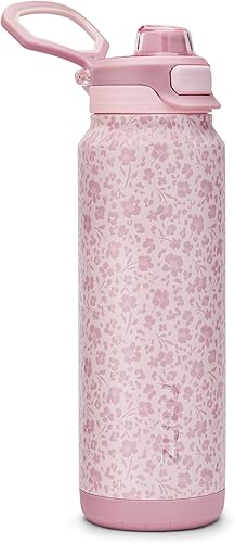 Miniatura 15 de ZULU Powerfill Pro - Botella de agua de acero inoxidable de 24 onzas con tapa de llenado rápido, metal aislado al vacío de triple pared, tapa de