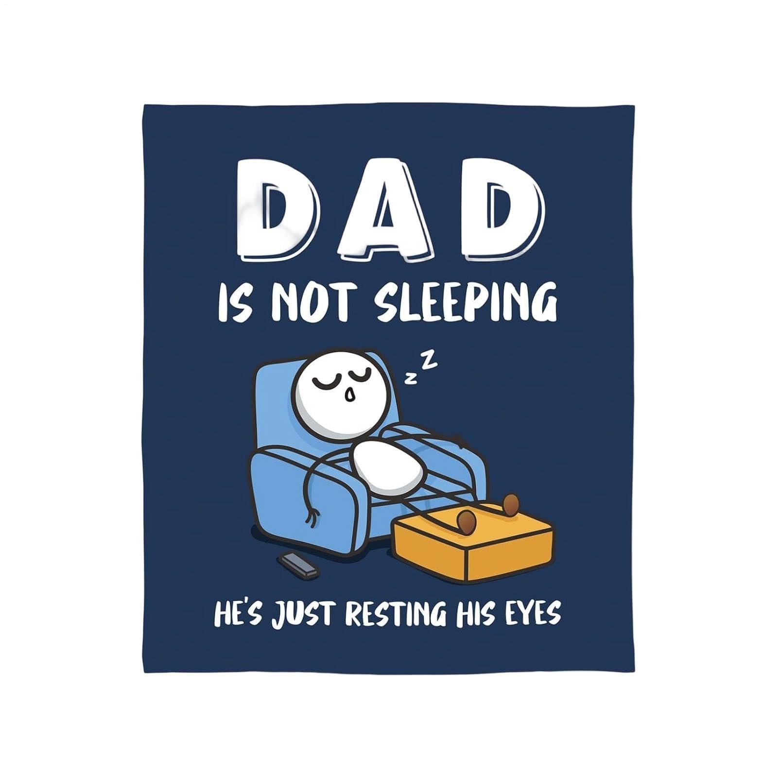 Couverture amusante pour papa plaid humour canapé salon chambre et bureau