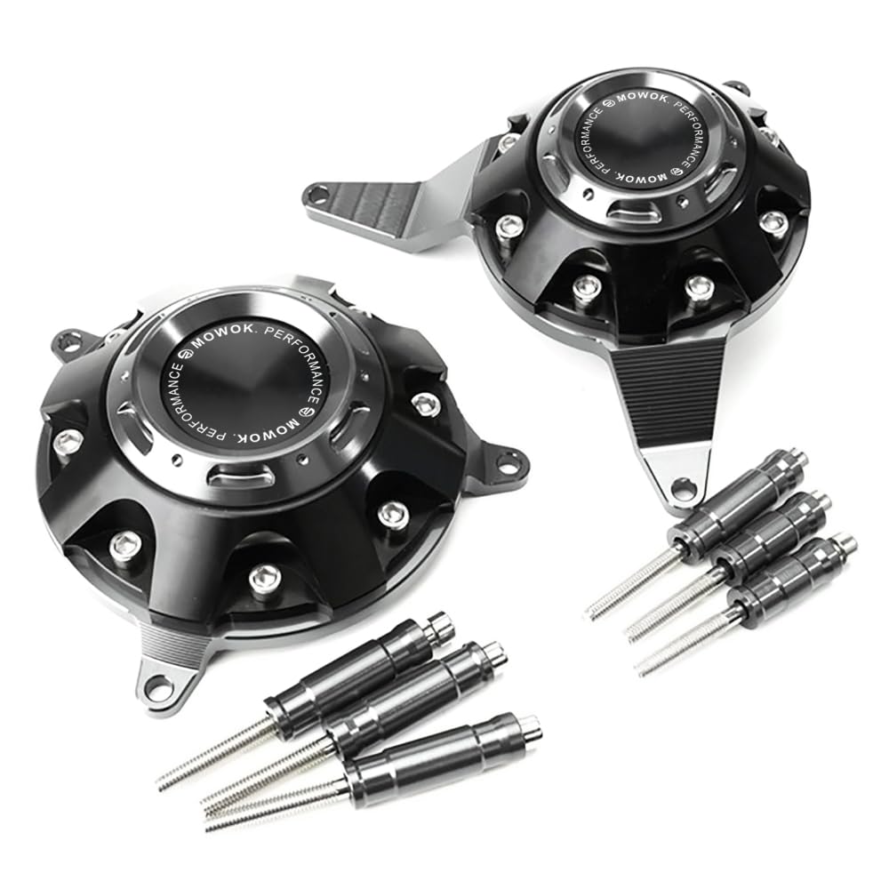 Moto Accessori For Kawasaki Z900 Z 900 2017-2022 2023 2024 Coperture Motore Protezioni Protezione Coperchio Statore Carter Anticaduta Slider (Grigio)
