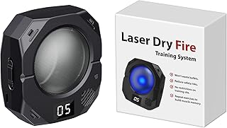 Alizwayle Dry Fire Training System,Portable Fast Charge Electronic Target Compatible with Most of Training Cartridges 9mm ...