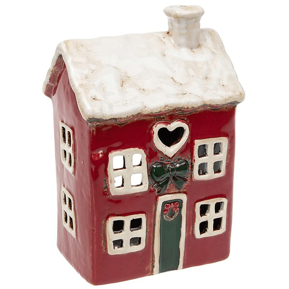 Christmas Cornish Lantern Large Red House