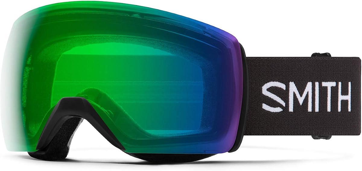 Skyline XL Snow Goggles Black/ChromaPop Everyday Green Mirror