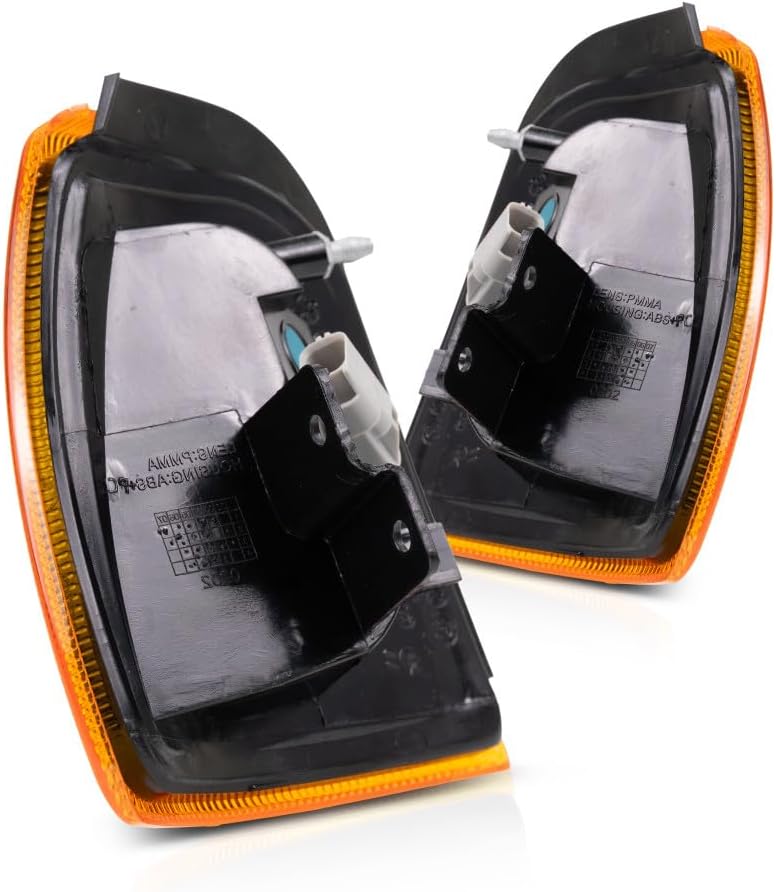 For 2001-2005 Ford Ranger Pair Driver and Passenger Side Turn Signal/Side Marker Light With Bulbs DOT Certified Included FO2520168 FO2521168 | 1L5Z 15A201 BA 1L5Z 15A201 AA ;