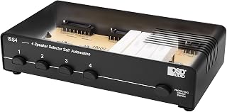 OSD Audio ISS4 High Power 4-Zone Speaker Selector with Impedance Protection (Black)