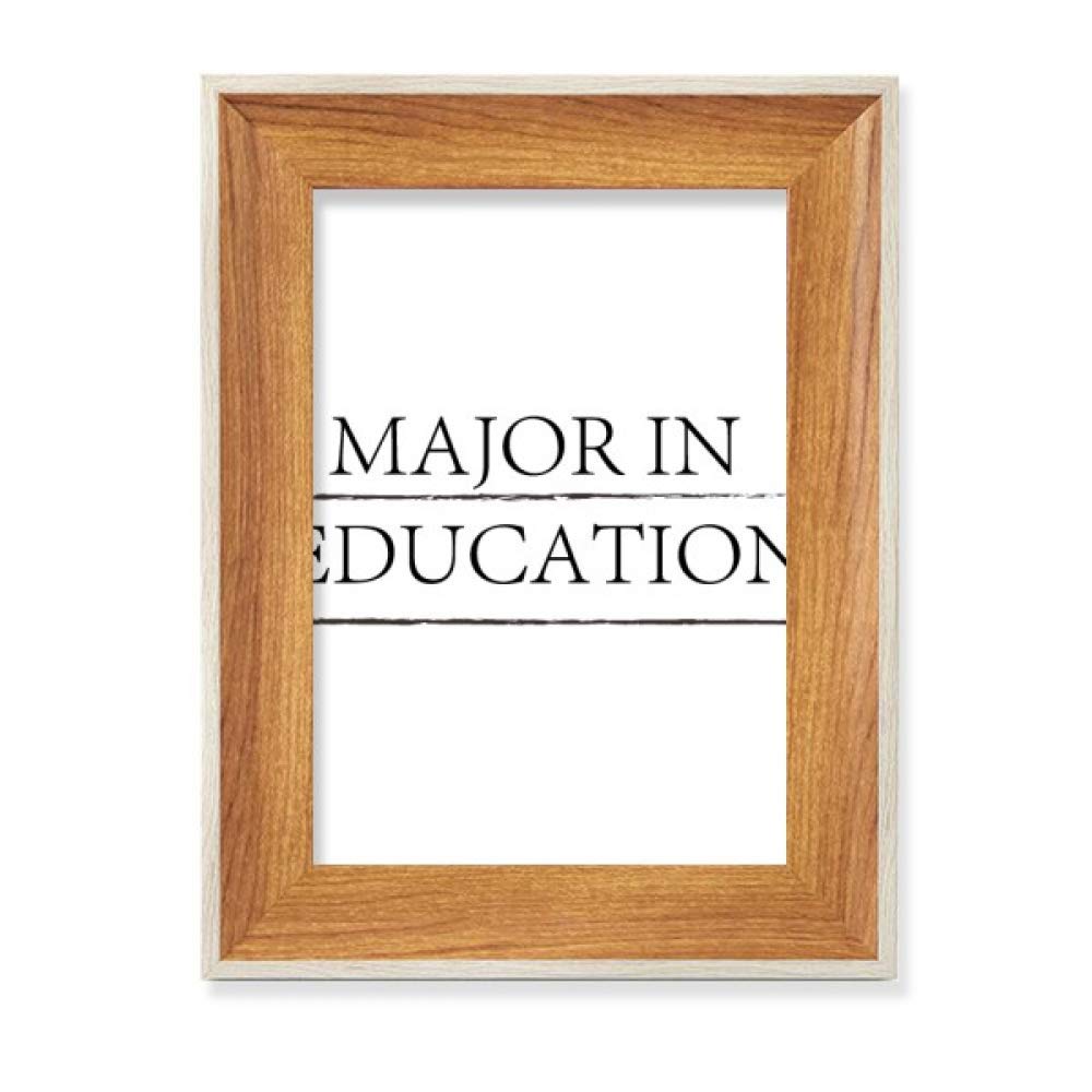 Cadre photo bois de bureau pour l'enseignement et classe