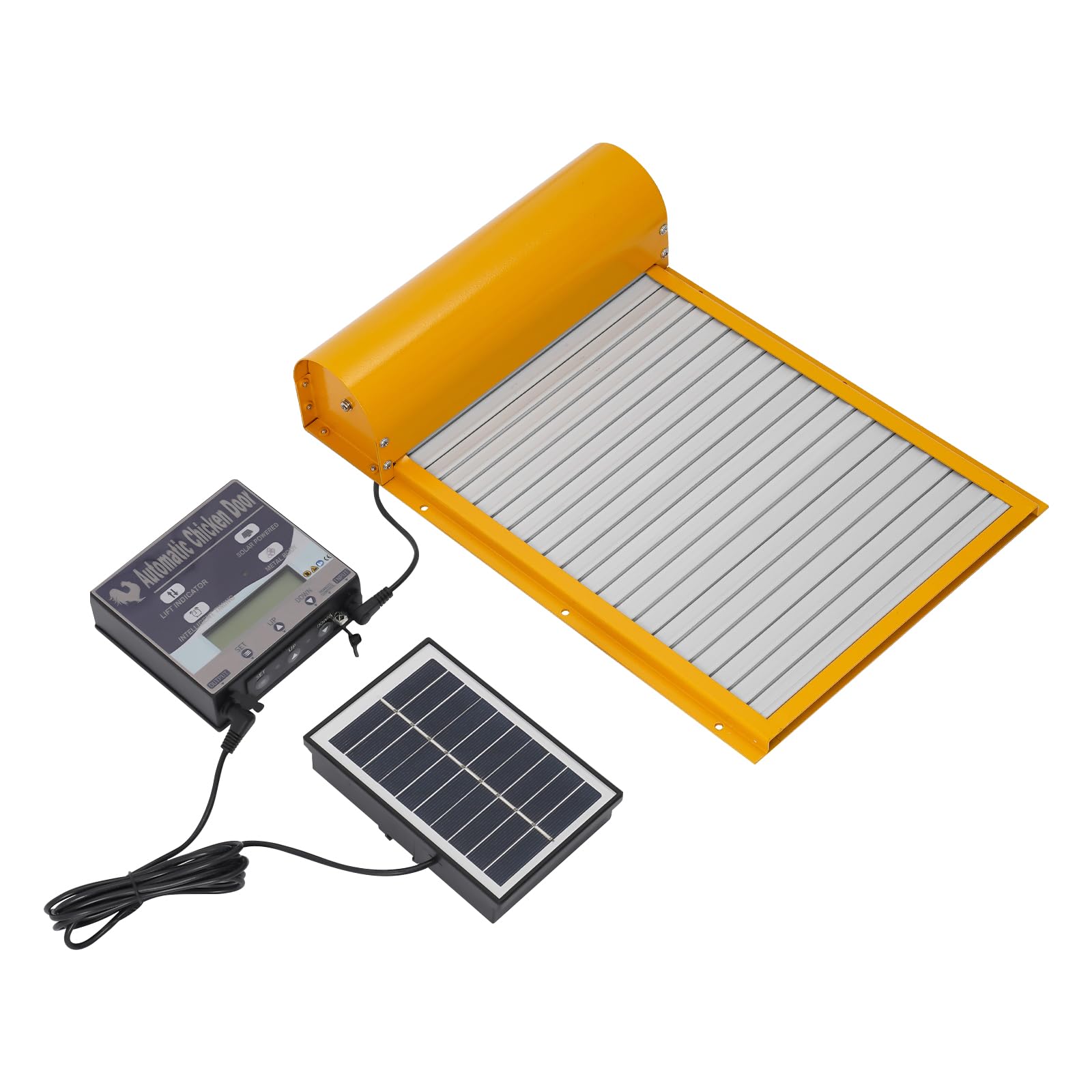 Porta automatica del pollaio, quattro modalità di funzionamento, funzione di protezione intelligente, batteria da 2000 mAh, alimentazione solare