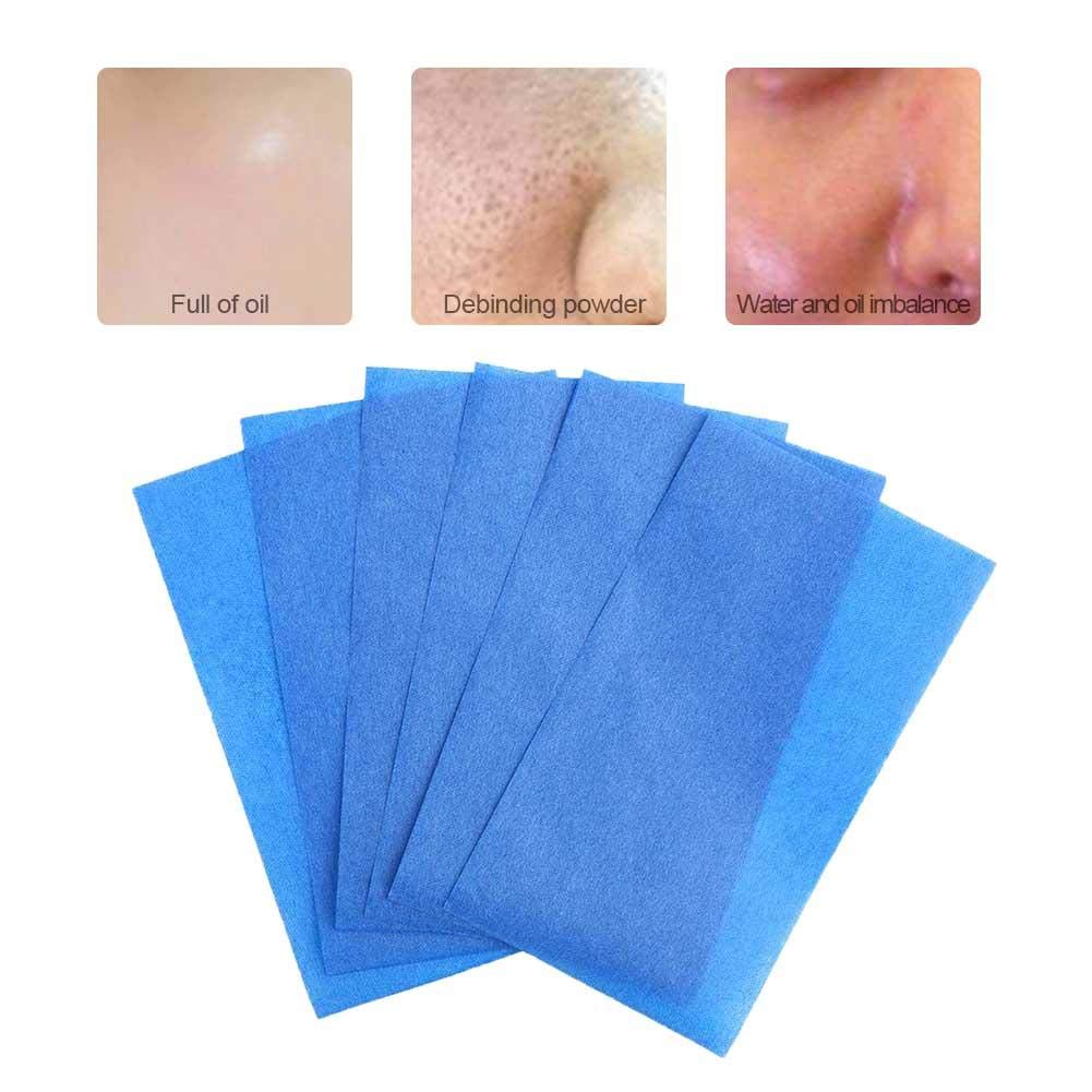 Double Side Usage Oil Control Film Blotting Paper, Ultra Thin Oil Absorbing Tissues, for Women Girl