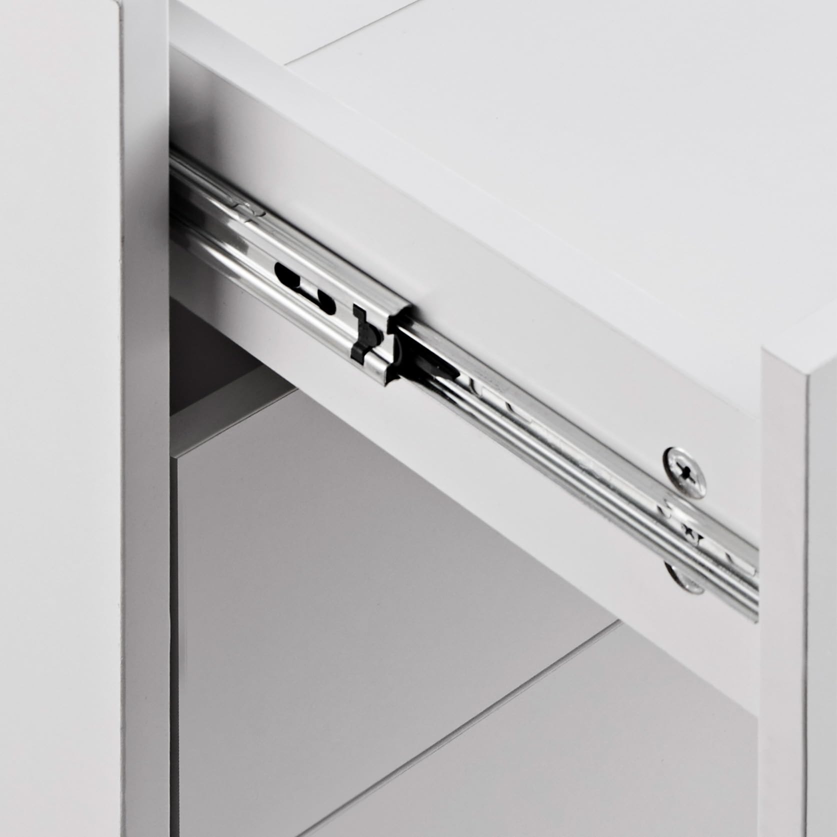 Brigros WeHome - Cassettiera Camera da Letto con 6 Cassetti 68x40x115 cm, in Legno Mobile Salvaspazio Nancy, Bianco
