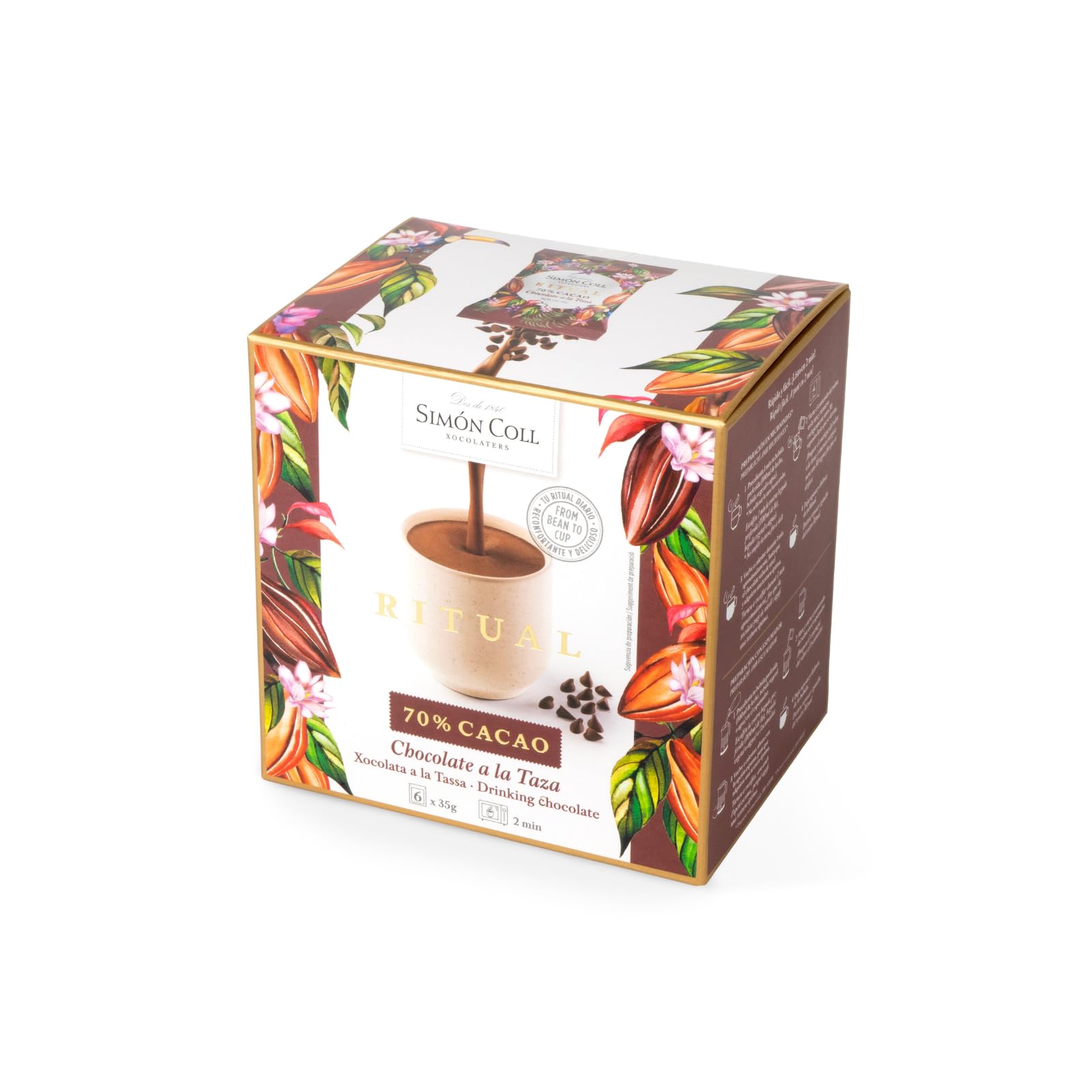 Simón Coll Chocolate a la taza RITUAL 70% 210g
