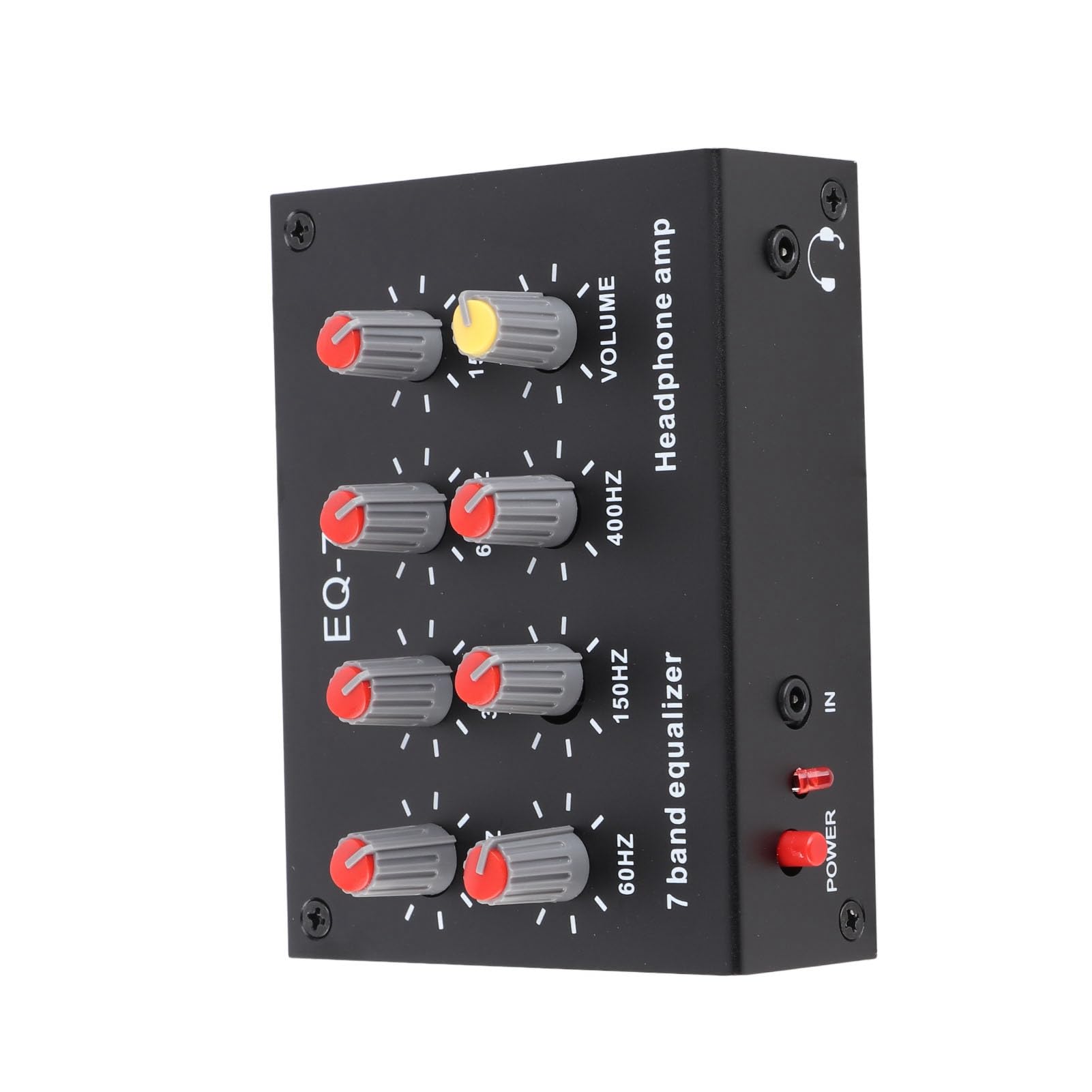 7-Band-Sound-Equalizer, 12 DB Hohe Bassanpassung, Digitaler Zweikanal-Equalizer