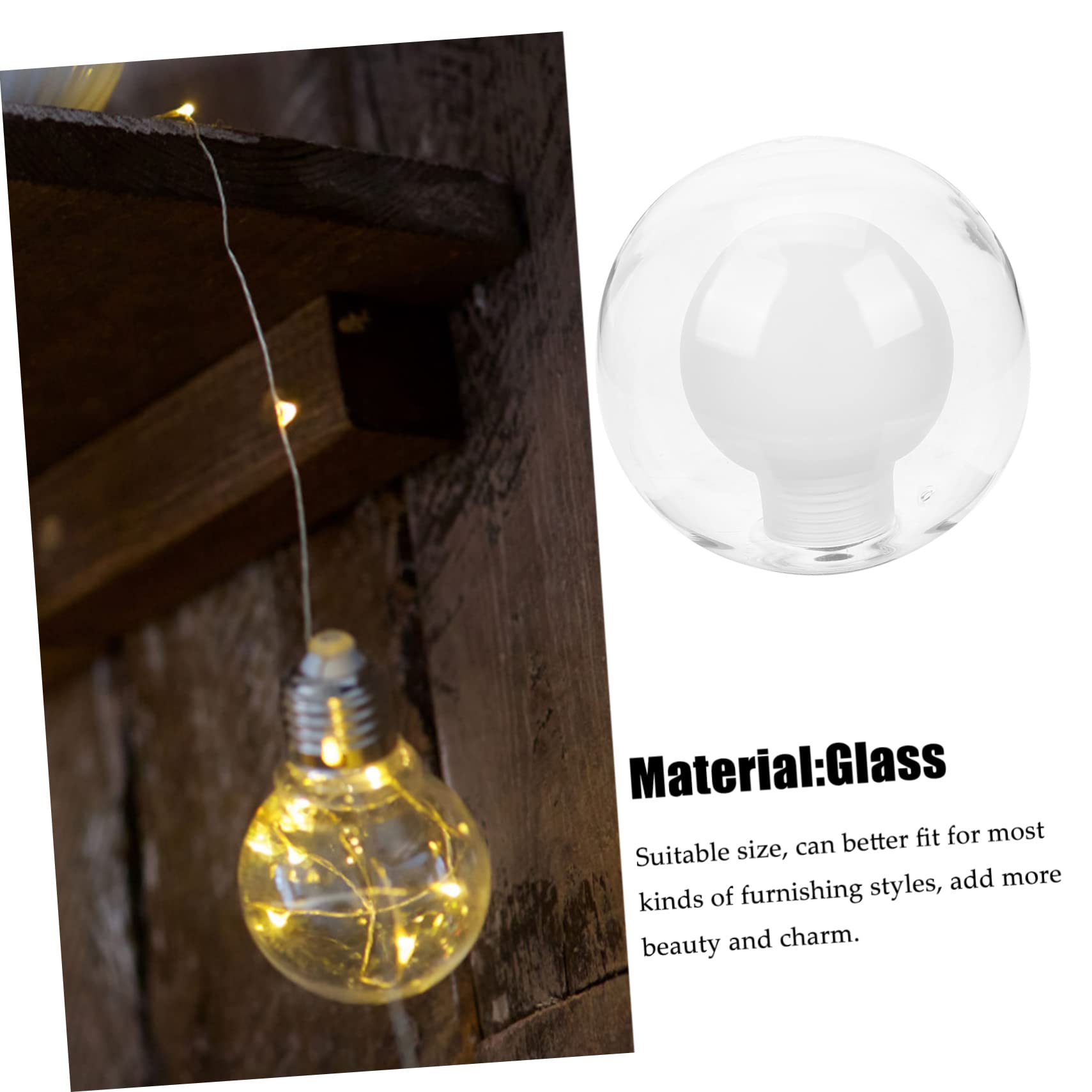 Klosz Szklany Do Lampy Okrągły Klosz Matu Zamiennik Dla Lamp Wiszących Ściennych Elegancki Design Do Dekoracji Wnętrz