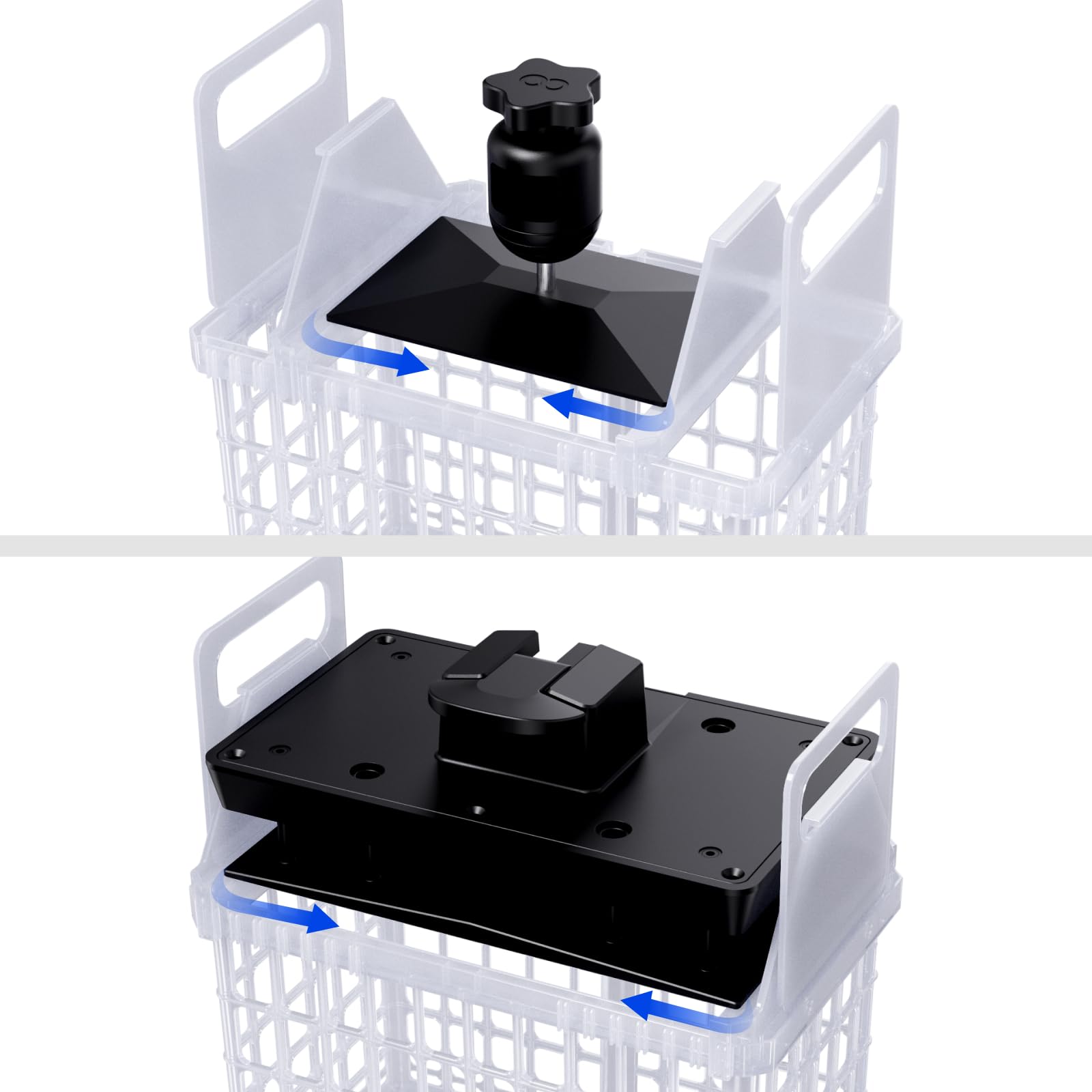 ELEGOO Waschbehälter für Mercury Plus 3.0 Wash and Cure Station Großer Behälter mit 7,5 L Kapazität