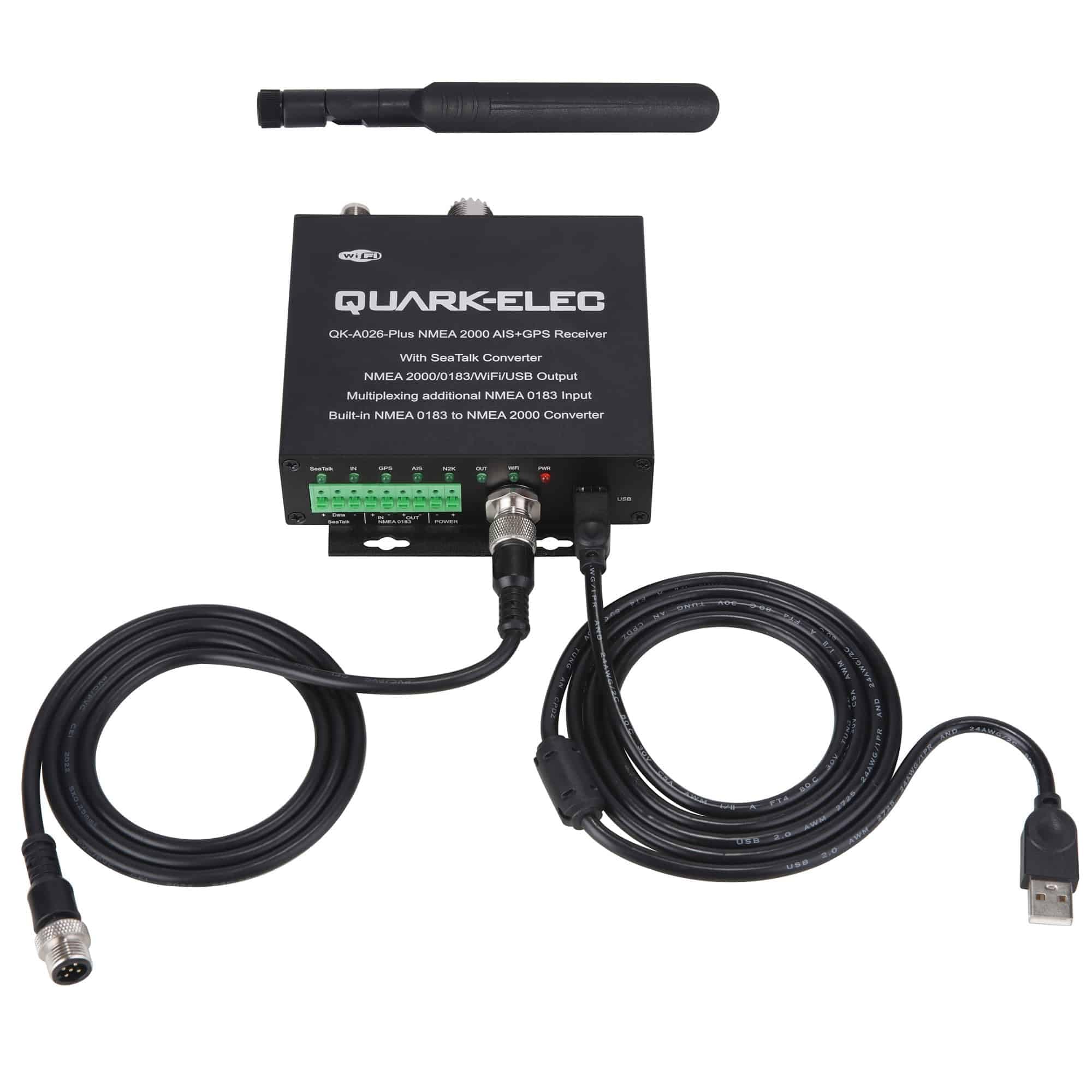 Récepteur QK-A026-plus NMEA 2000 AIS avec multiplexeur NMEA + convertisseur N2K + WiFi + GPS
