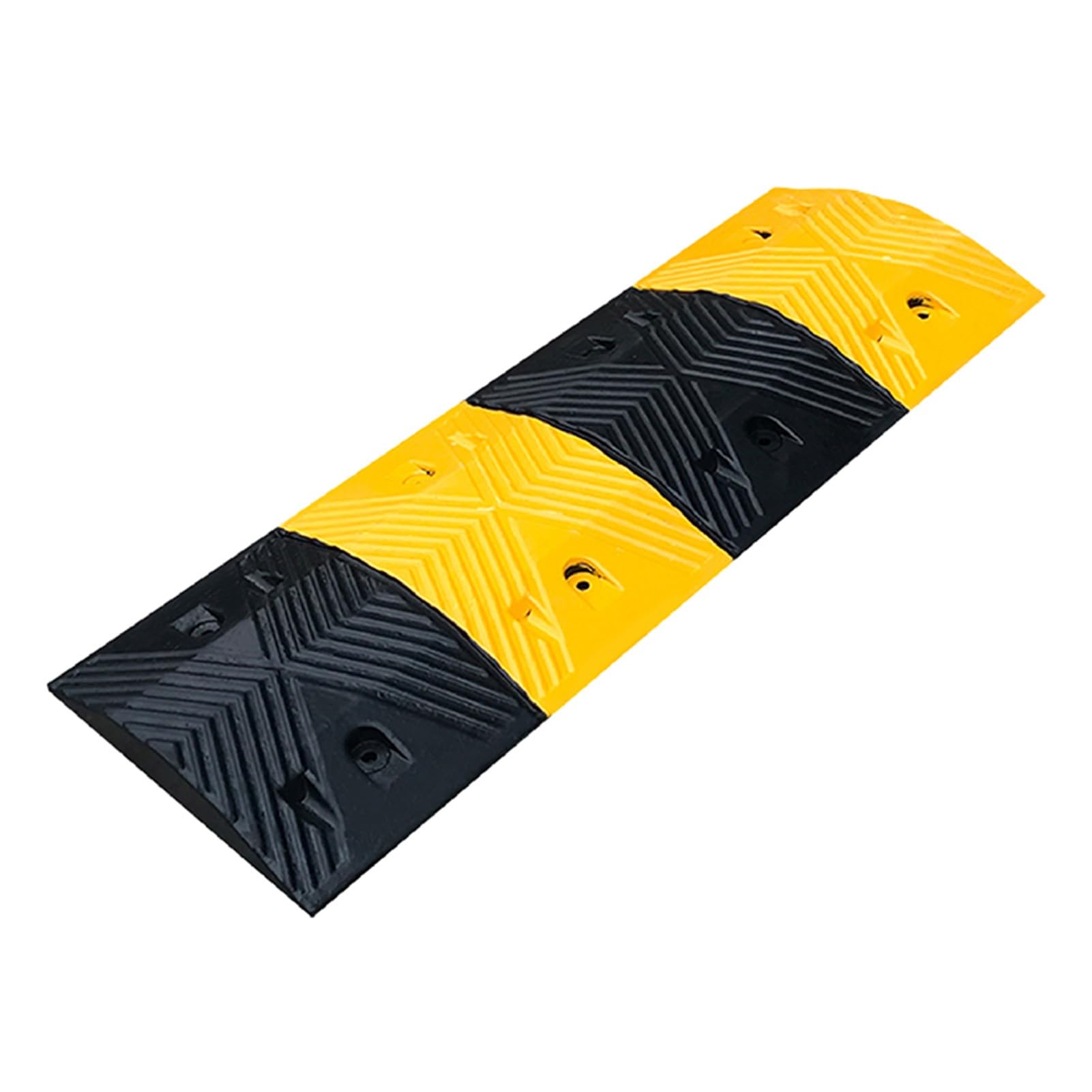 Rubber Road Home Door Speed Limit Buffer Strips,Driveway Ramps,Load Capacity 22000 lbs,for Road Garages