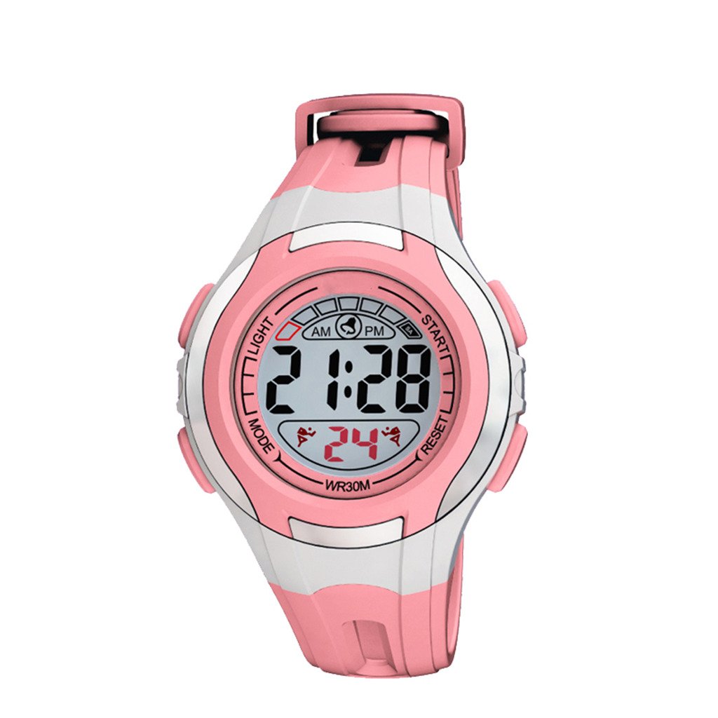 Vizion LCD DIGITAL Digital Boys & Girls Watch (Black Dial Pink Colored Strap) (B06W2M1T2S) Amazon Price History, Amazon Price Tracker