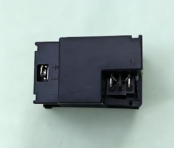 1PC JEC JR-101-1FRS 10A 250V AC Power Inlet Socket with Rocker Switch & Fuse Holder 3-in-1, Snap-in Mount, Certified