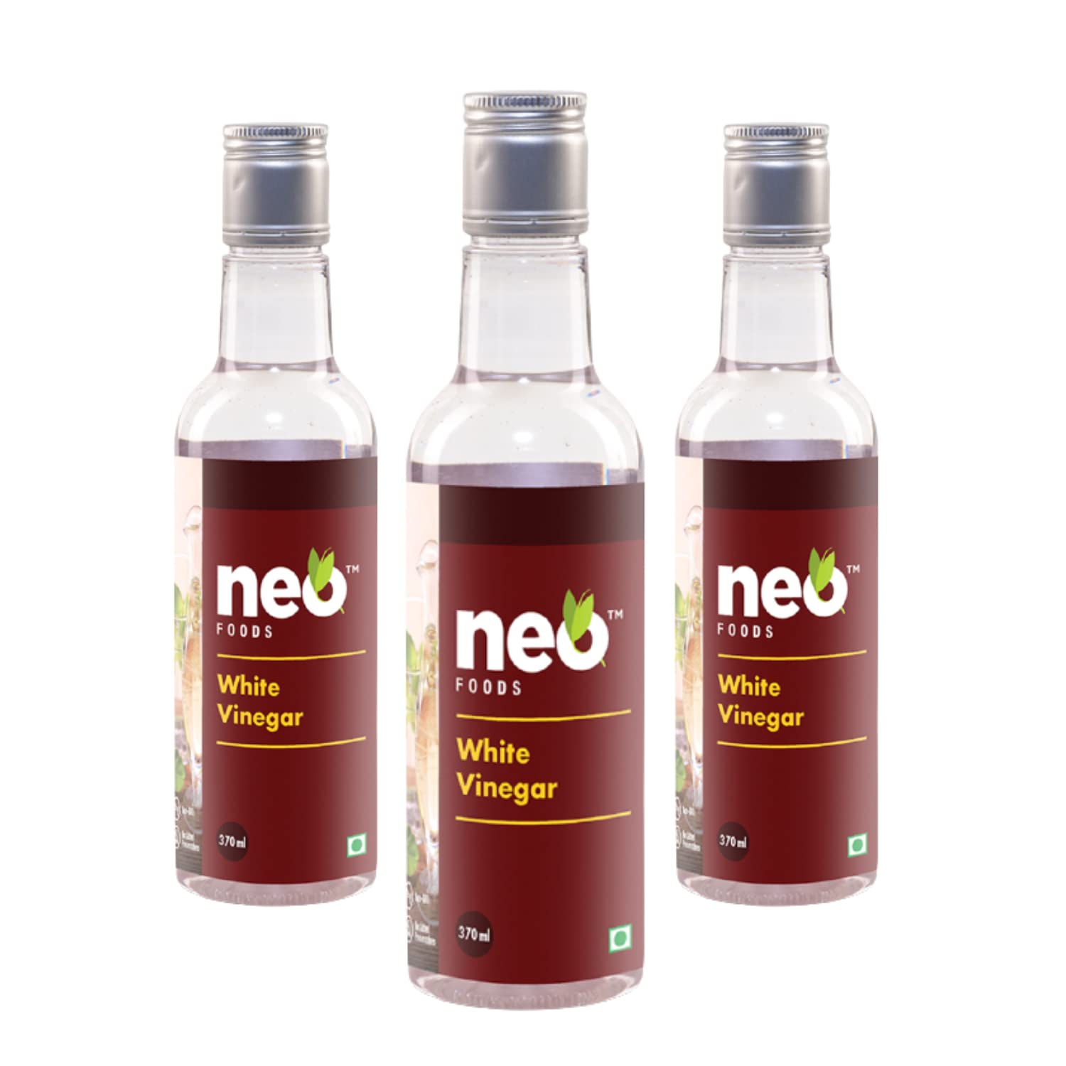 Neo White Natural Vinegar 370ml I P3 I Best For Cooking and Salad Dressing I 100% Natural, Flavoursome and Nutritious (Pack of 3) (B09MVXDRK3) Amazon Price History, Amazon Price Tracker