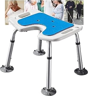 Shower Chair for Inside Shower, Shower Stool with Shower Head Holder and Handles for Bathtub and Inside Shower, Adjustable Shower Seat for Seniors, Elderly, Handicapped, Pregnant (Size : Big Suction